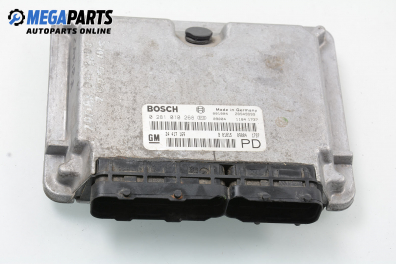 Компютър двигател за Opel Zafira A Minivan (04.1999 - 06.2005) 2.0 DTI 16V, 101 к.с., № Bosch 0 281 010 268 / GM 24 417 169
